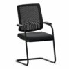 black dot net Freischwinger anthrazit/schwarz