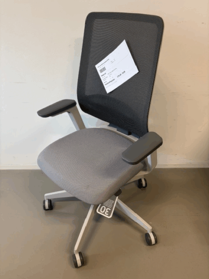 Bürostuhl_se_flex_Farbe_grau_Gestellfarbe_grau_vorne